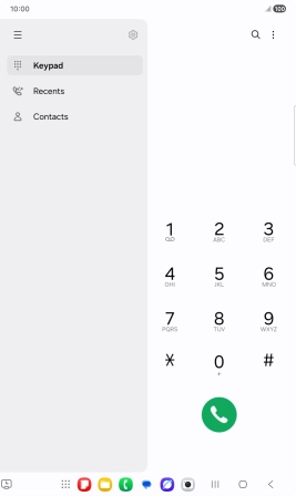Press the settings icon.
