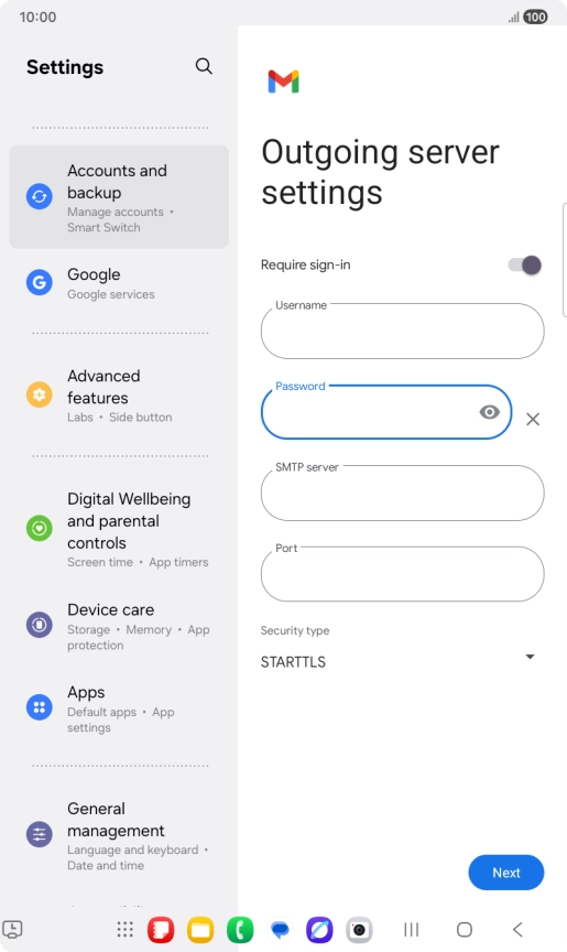 Press the field below Press the field below
