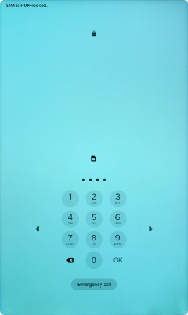 Key in the new PIN again and press OK.