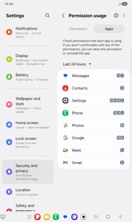 Press the drop down list. Press the drop down list.