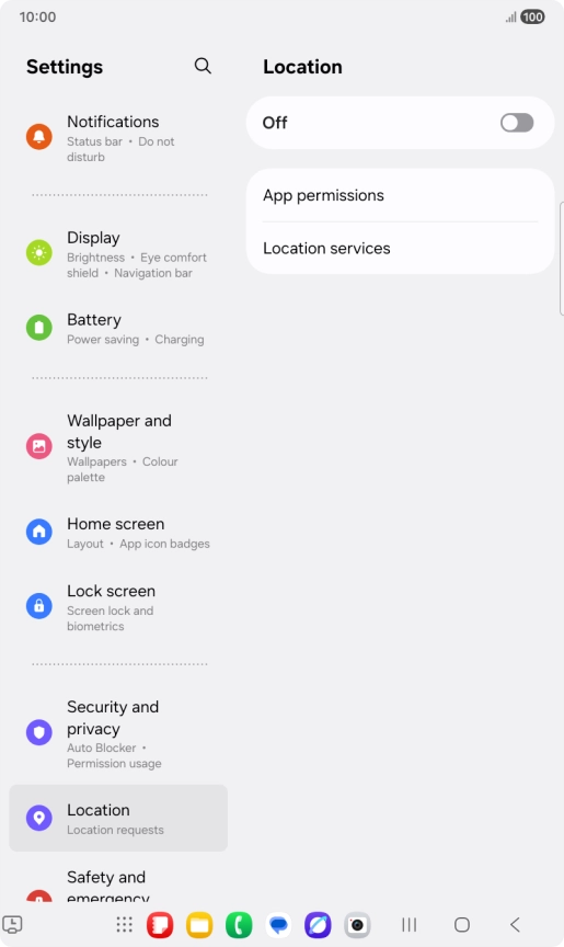 Press the indicator to turn the function on or off. Press the indicator to turn the function on or off.