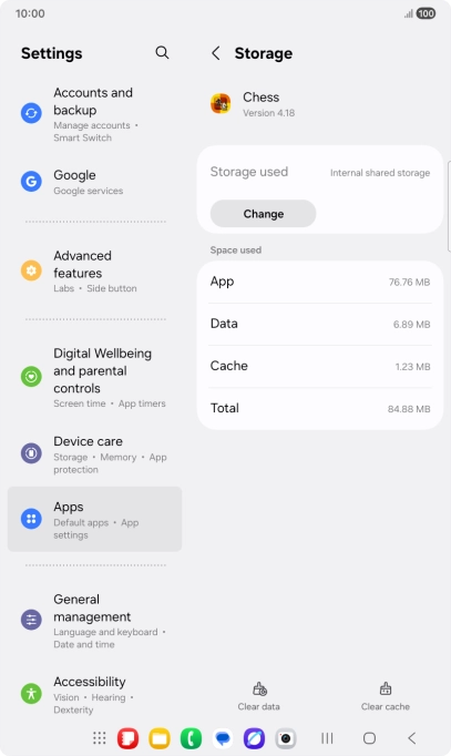 Press Change. Press Change.