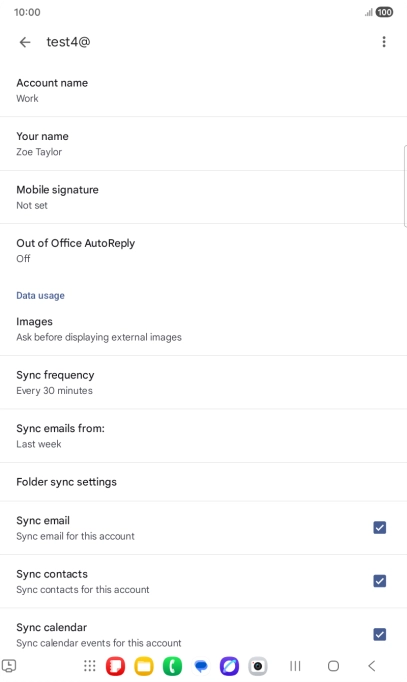 Press Account name and key in the required name.