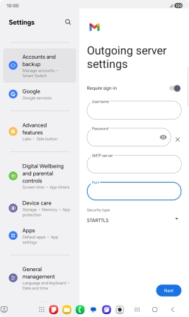 Press the drop down list below Press the drop down list below