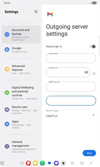 Press the drop down list below Press the drop down list below