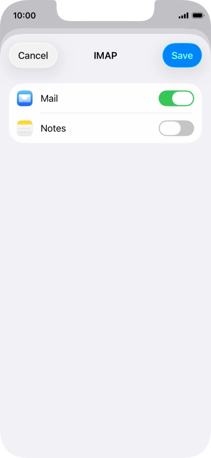 Press Save. Your email account has now been set up. To select more settings for incoming and outgoing server, proceed with the following steps.