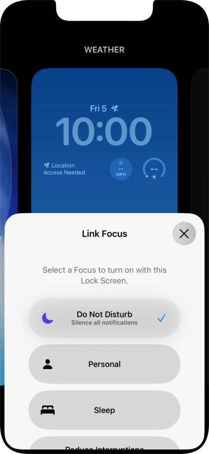 Press the close icon.