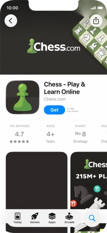 Press Get and follow the instructions on the screen to install the app.