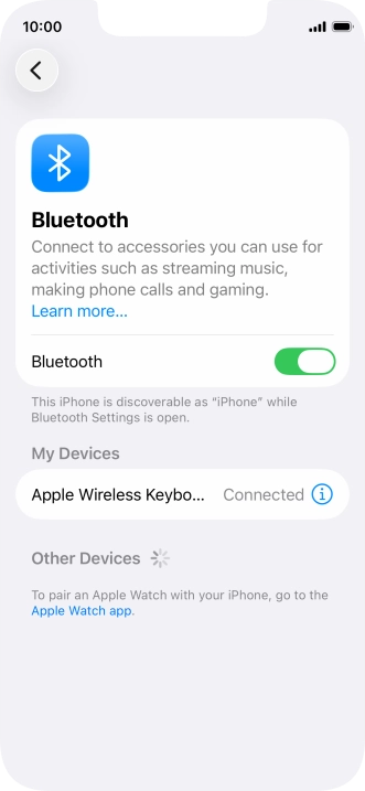 Slide your finger upwards starting from the bottom of the screen to return to the home screen.