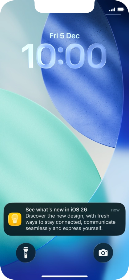 Press the required notification and follow the instructions on the screen to use the selected function.