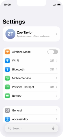 Press Accessibility.