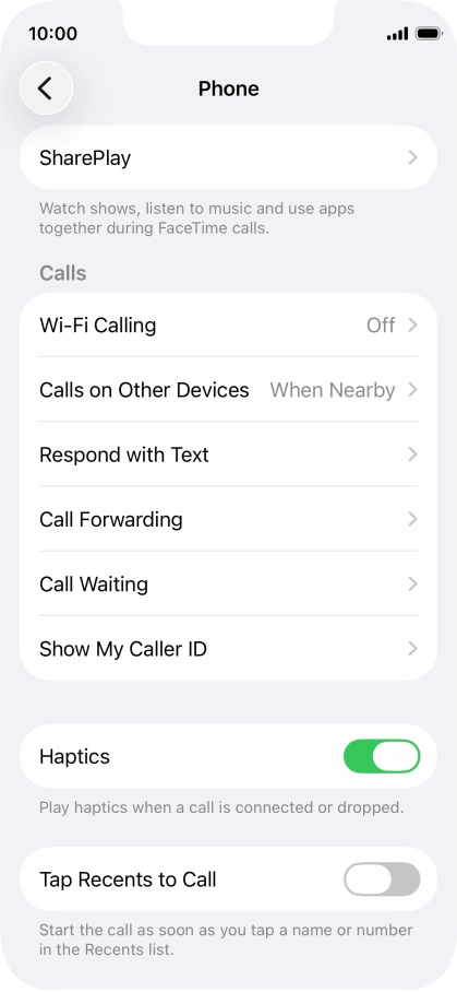 Press Wi-Fi Calling.