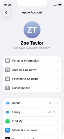 Slide your finger upwards starting from the bottom of the screen to return to the home screen.