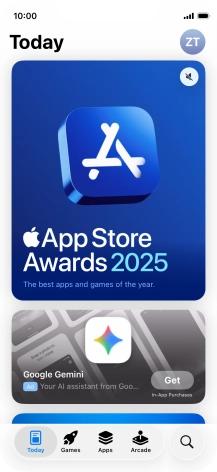 Press the search icon.