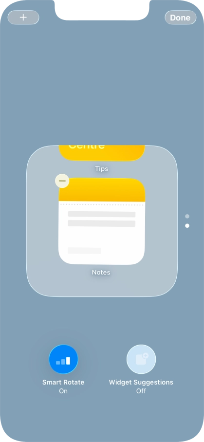 Press Smart Rotate to turn the function on or off.