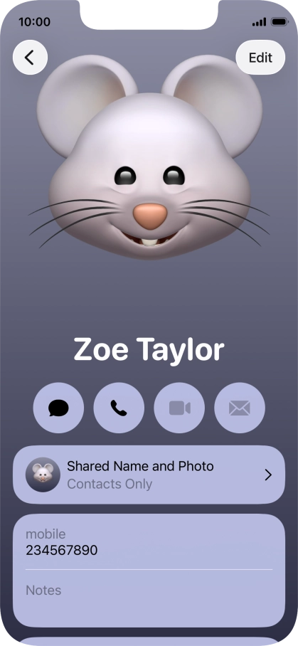 Slide your finger upwards starting from the bottom of the screen to return to the home screen.