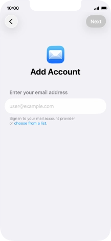 Press the field below 