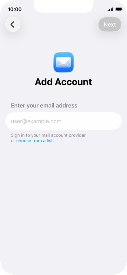 Press the field below 