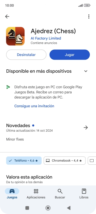 Pulsa Desinstalar. Pulsa Desinstalar.