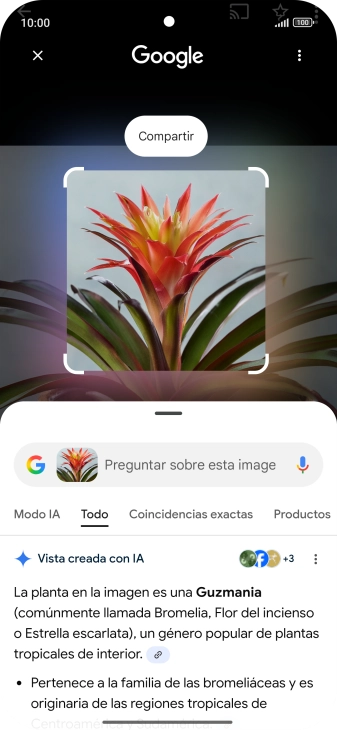 Sigue las indicaciones de la pantalla para utilizar los resultados de búsqueda. Sigue las indicaciones de la pantalla para utilizar los resultados de búsqueda.