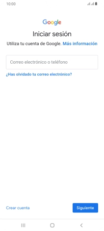Si no tienes una cuenta de Google, pulsa Crear cuenta y sigue las indicaciones de la pantalla para ver cómo crear una cuenta nueva. Si no tienes una cuenta de Google, pulsa Crear cuenta y sigue las indicaciones de la pantalla para ver cómo crear una cuenta nueva.
