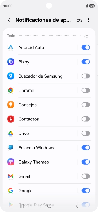 Pulsa la lista desplegable. Pulsa la lista desplegable.