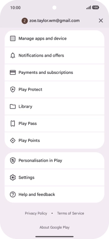 Press Manage apps and device.