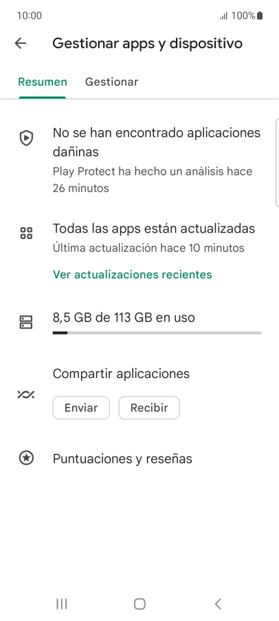 Pulsa Gestionar. Pulsa Gestionar.