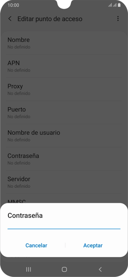 Introduce wap125 y pulsa Aceptar. Introduce wap125 y pulsa Aceptar.