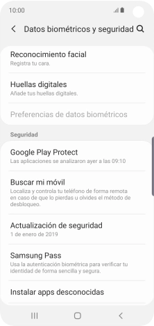 Pulsa Huellas digitales. Pulsa Huellas digitales.