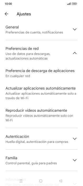 Pulsa Actualizar aplicaciones automáticamente. Pulsa Actualizar aplicaciones automáticamente.