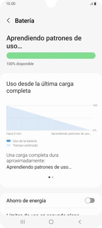 Pulsa Ahorro de energía. Pulsa Ahorro de energía.