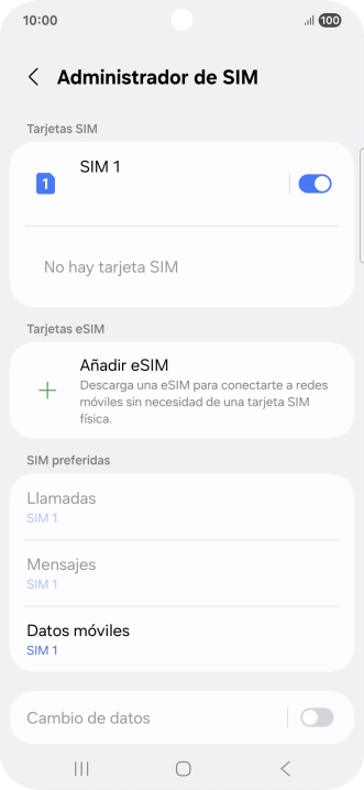 Pulsa Añadir eSIM.