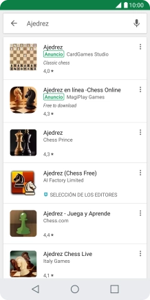 Pulsa la app deseada. Pulsa la app deseada.