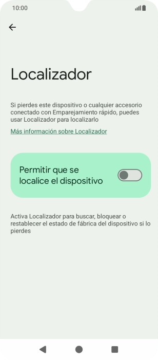 Pulsa el indicador junto a Pulsa el indicador junto a