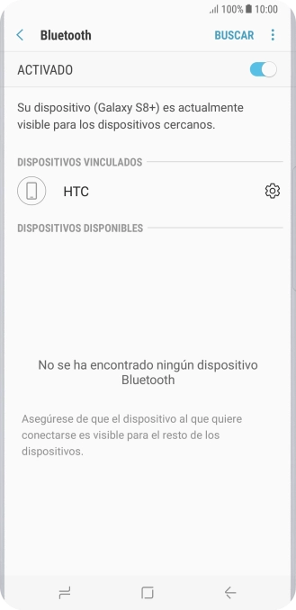 Pulsa la tecla de inicio para terminar y regresar a la pantalla de inicio. Pulsa la tecla de inicio para terminar y regresar a la pantalla de inicio.