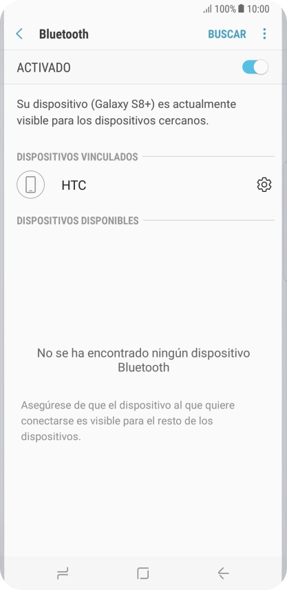 Pulsa la tecla de inicio para terminar y regresar a la pantalla de inicio. Pulsa la tecla de inicio para terminar y regresar a la pantalla de inicio.