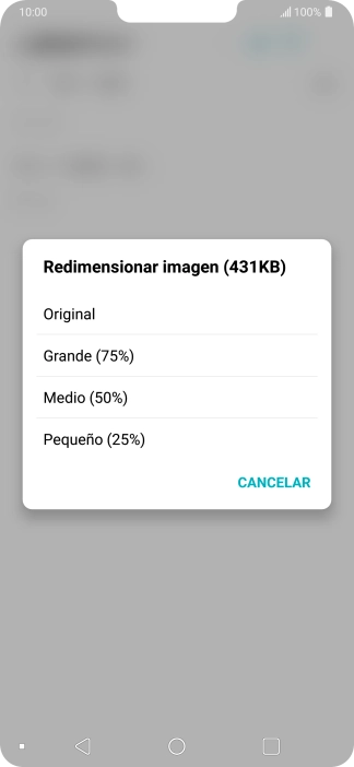 Pulsa el ajuste deseado. Pulsa el ajuste deseado.