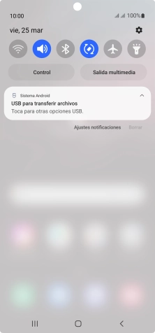 Pulsa Toca para otras opciones USB.. Pulsa Toca para otras opciones USB..