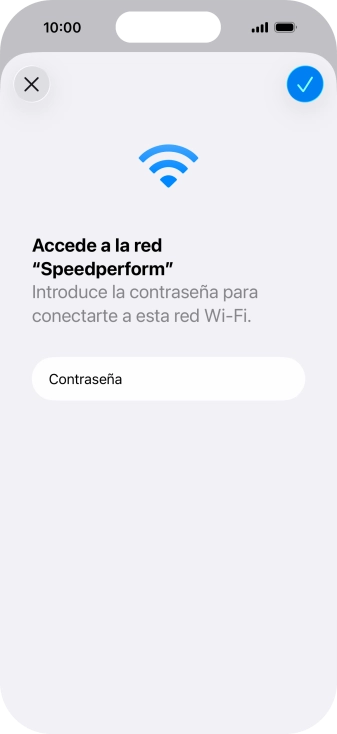 Pulsa el icono de aceptar. Pulsa el icono de aceptar.