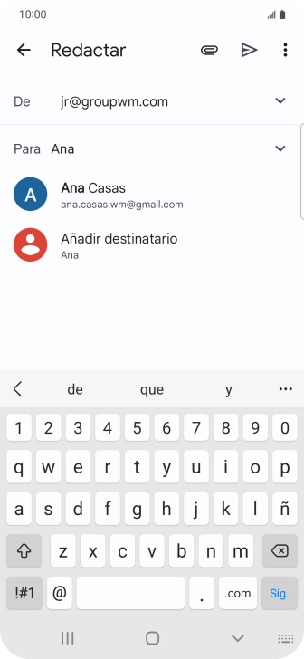 Pulsa el contacto deseado. Pulsa el contacto deseado.