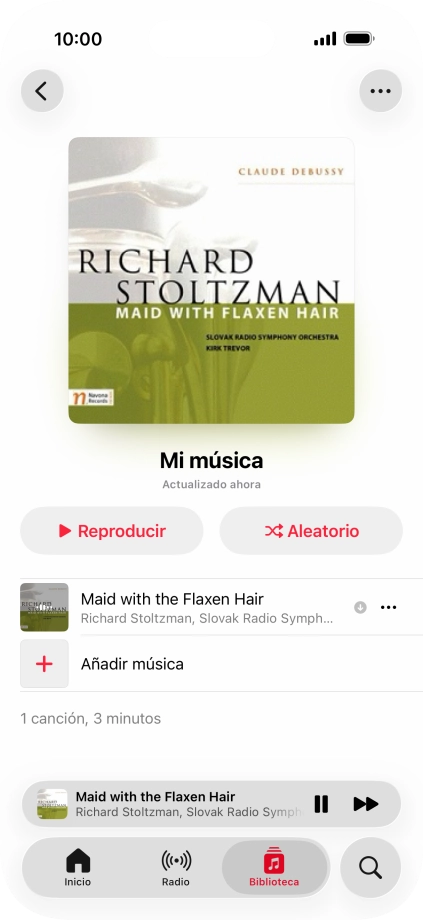 Pulsa el título de la canción. Pulsa el título de la canción.