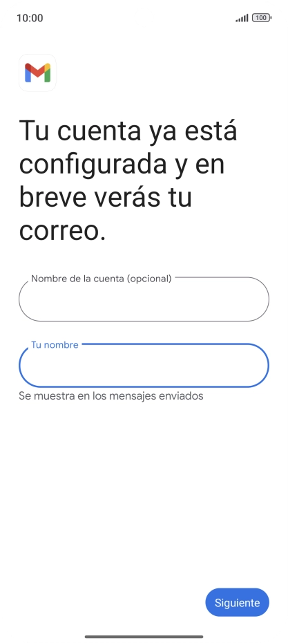 Pulsa Siguiente.