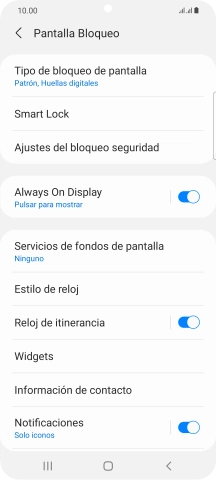 Pulsa Tipo de bloqueo de pantalla e introduce el código de seguridad extra que has creado anteriormente. Pulsa Tipo de bloqueo de pantalla e introduce el código de seguridad extra que has creado anteriormente.