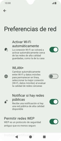 Si activas la función, pulsa el indicador junto a Si activas la función, pulsa el indicador junto a