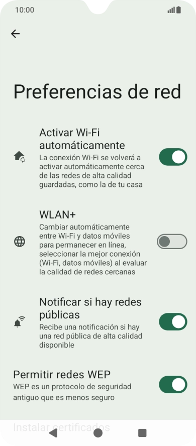 Si activas la función, pulsa el indicador junto a Si activas la función, pulsa el indicador junto a
