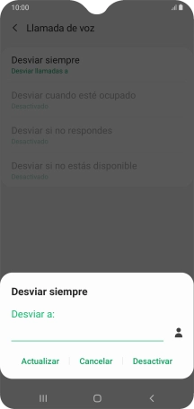 Pulsa Desactivar. Pulsa Desactivar.