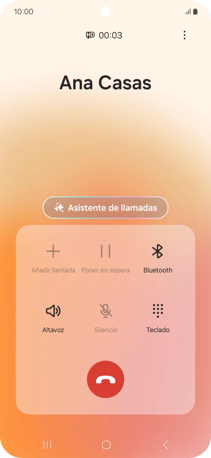 Pulsa Asistente de llamadas cuando tengas una llamada en curso. Pulsa Asistente de llamadas cuando tengas una llamada en curso.