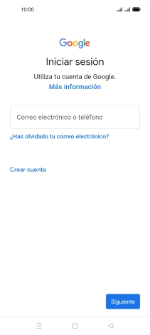 Si no tienes una cuenta de Google, pulsa Crear cuenta y sigue las indicaciones de la pantalla para ver cómo crear una cuenta nueva. Si no tienes una cuenta de Google, pulsa Crear cuenta y sigue las indicaciones de la pantalla para ver cómo crear una cuenta nueva.
