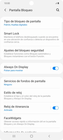 Pulsa Tipo de bloqueo de pantalla e introduce el código de seguridad extra que has creado anteriormente. Pulsa Tipo de bloqueo de pantalla e introduce el código de seguridad extra que has creado anteriormente.